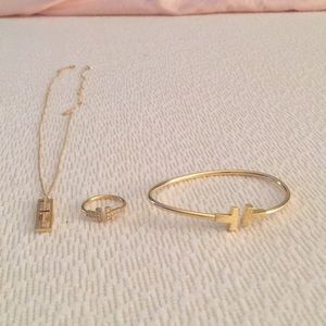 pre owened authentic tiffany t set